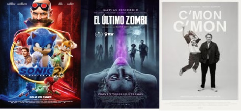 ESTRENOS EN ARGENTINA: Sonic, Phoenix, Jack, zombis 