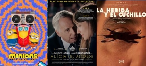 ESTRENOS EN ARGENTINA: Minions, Alicia, el alcalde y un cuchillo