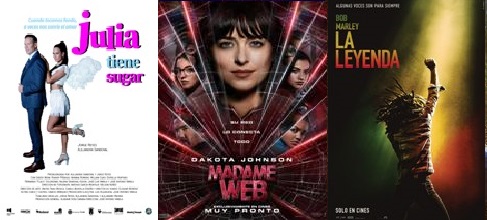 ESTRENOS EN VENEZUELA: Mientras Julia tiene sugar, llegan Madame Web, Bob y Celine