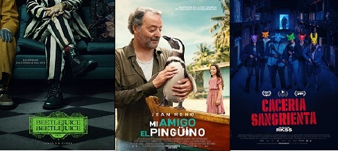 ESTRENOS EN VENEZUELA: Beetlejuice en cacera mortal con un pingino