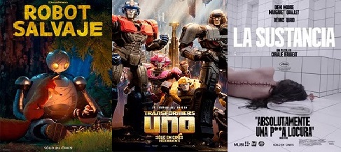 ESTRENOS EN VENEZUELA: De vuelta al cine con la sustancia de un robot salvaje y los transformers en el tren del terror